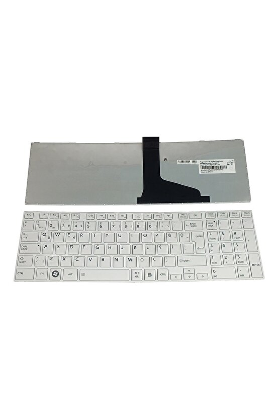 Toshiba Satellite C850,c855,l850 Notebook Klavyesi (beyaz Tr) V1