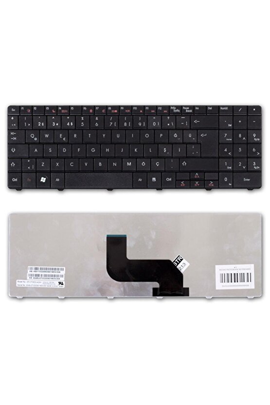 Packard Bell EasyNote TJ65, TJ75, TR85, TR86 Klavyesi (Siyah TR)