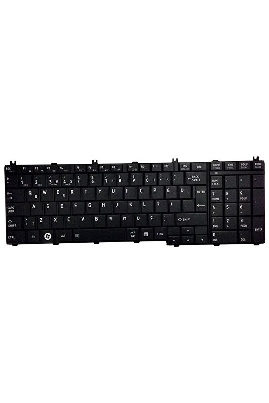 Toshiba C650, C660, L650, L670, L750, L755 Uyumlu Klavye (Siyah TR)
