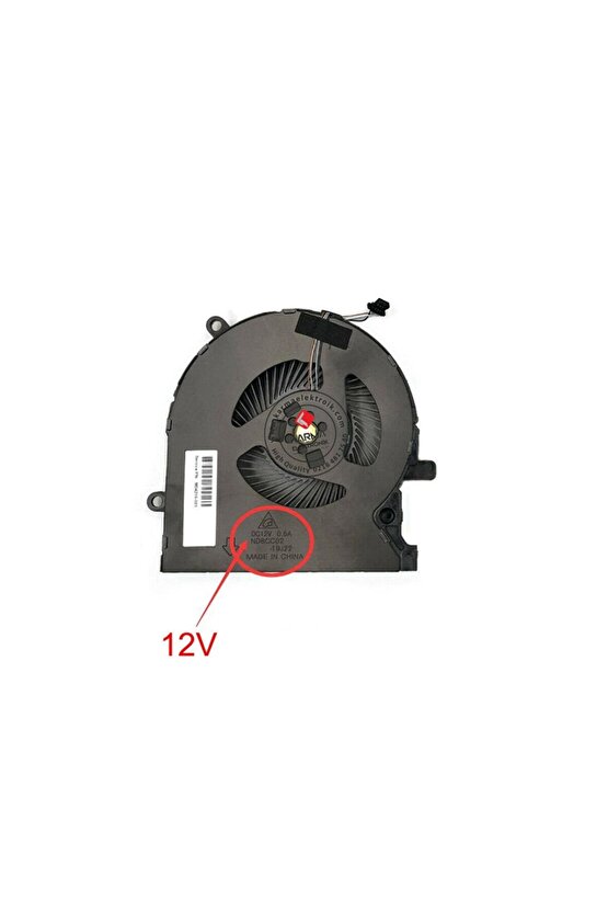 Omen 15-en1001nt 39c75ea Notebook Cpu Fan  Ver.3 (sağ - 12v)