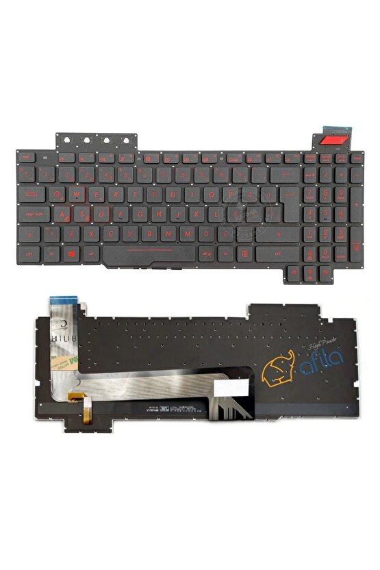 Asus Fx503v Fx503vd Fx503vm Notebook Klavyesi Siyah Tr  Backlit