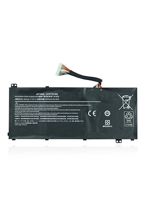 Acer Aspire Vn7-571g, Vn7-791g, Ac14a8l Batarya, Pil Racl-084