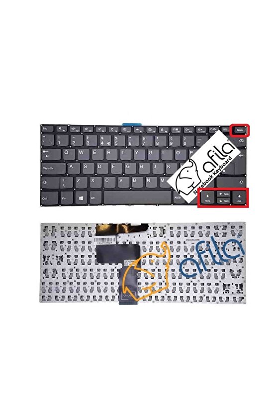 Lenovo V330-14ıkb, V330-14ısk Uyumlu Notebook Klavyesi - Siyah - Tr** (delete Tuşlu)