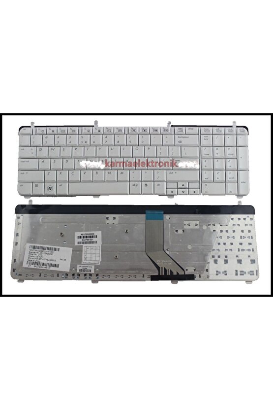 Pavilion Dv7-2000, Dv7-2100 Vs.. Notebook Klavye - Tuş Takımı  Beyaz - Tr** Uyumlu