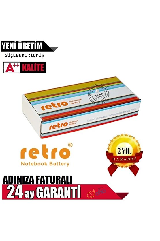 Toshiba Portege M800-107 M800-10a Notebook Bataryası, Pili