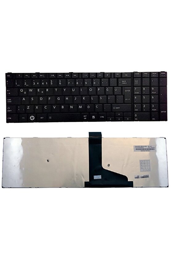 Toshiba Satellite S55, S55-a Notebook Klavyesi - (siyah Tr)