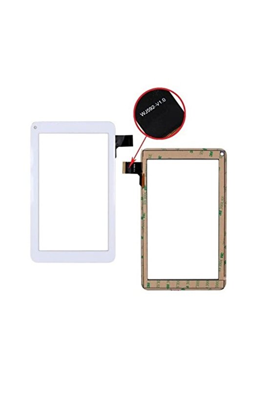 7 Inç Wj592-v1.0 Kodlu Dokunmatik Panel - Beyaz