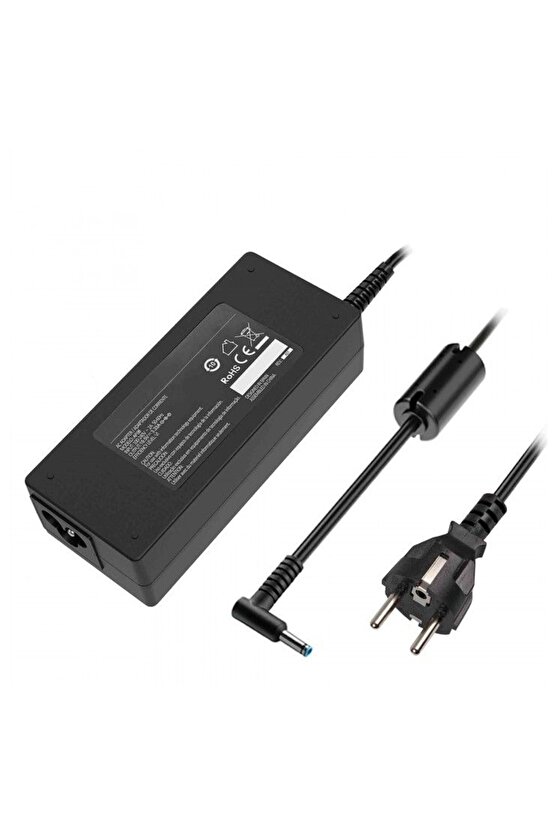 Hp Envy 19.5v 4.62a  4.5*3.0mm Notebook Adaptör 90w Mavi Uc Rna-hc13 ** Modern Tasarım 431550