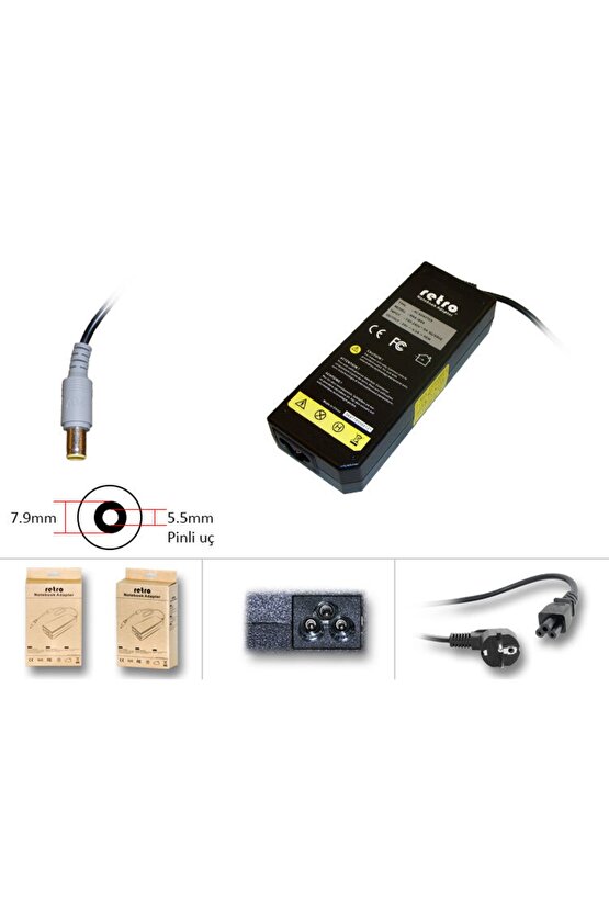 TH-Lenovo 20V 4.5A (90W) - 7.9mm5.5mm - Notebook Adaptör RNA-IB04