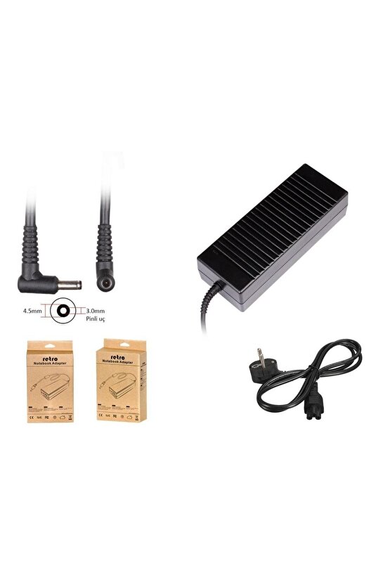 Asus 19v 6.32a 120w Pinli Uç 4.5*3.0mm Notebook Adaptör Rna-as08