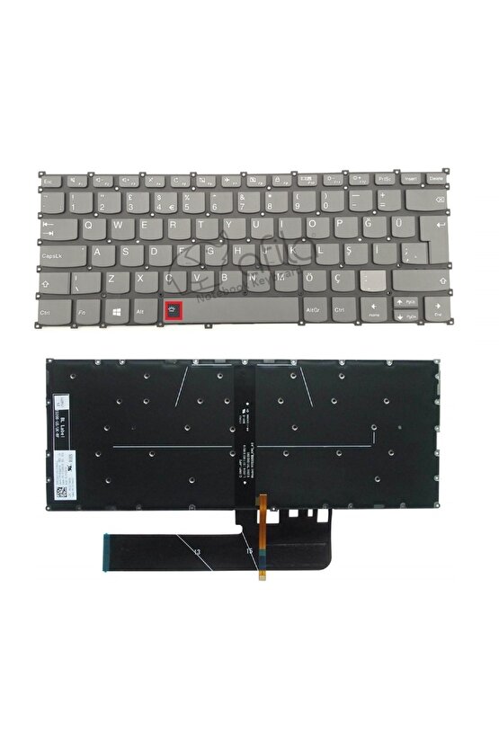 Ideapad S540-14ıwl, S540-14apı Klavyesi (siyah Tr)  Işıklı