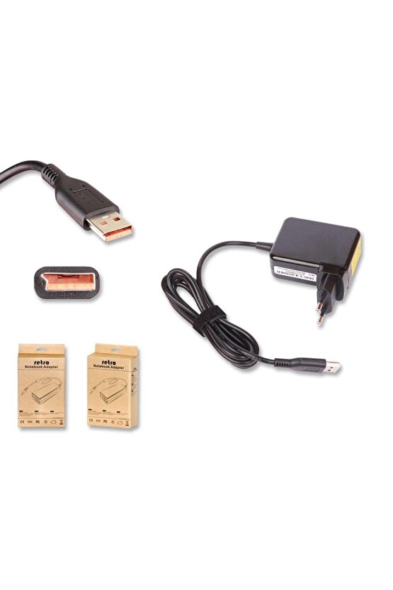 Yoga 3-808 20volt 2amper 40w Ultrabook Adaptör Irregular Usb