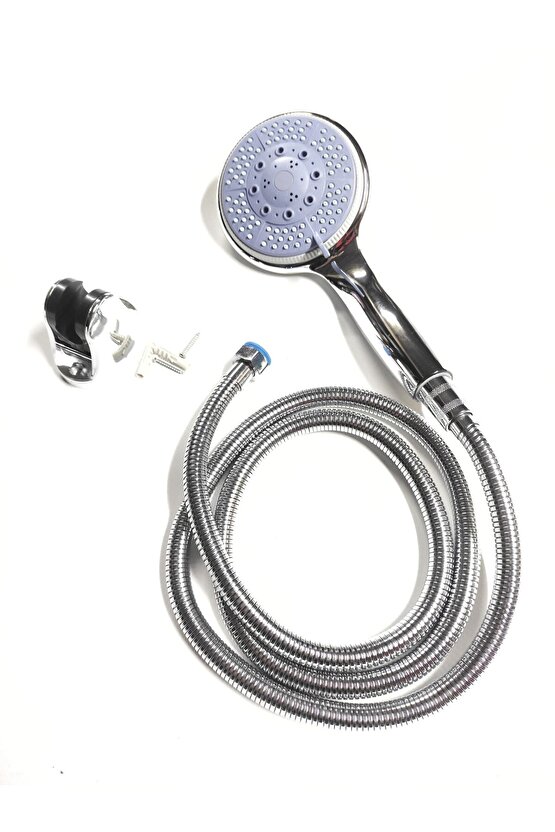 Fonksiyonlu Banyo Duş Başlığı Seti Fiskiyesi Telefonu