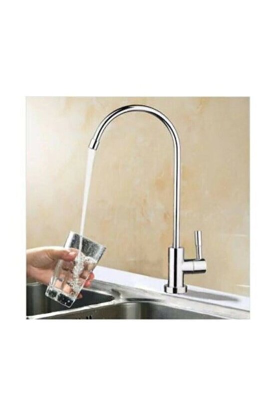 Su Arıtma Cıhazı Musluğu Krom Kaplama Arıtma Musluğu