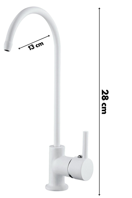Lüx Su Arıtma Musluğu MAT BEYAZ