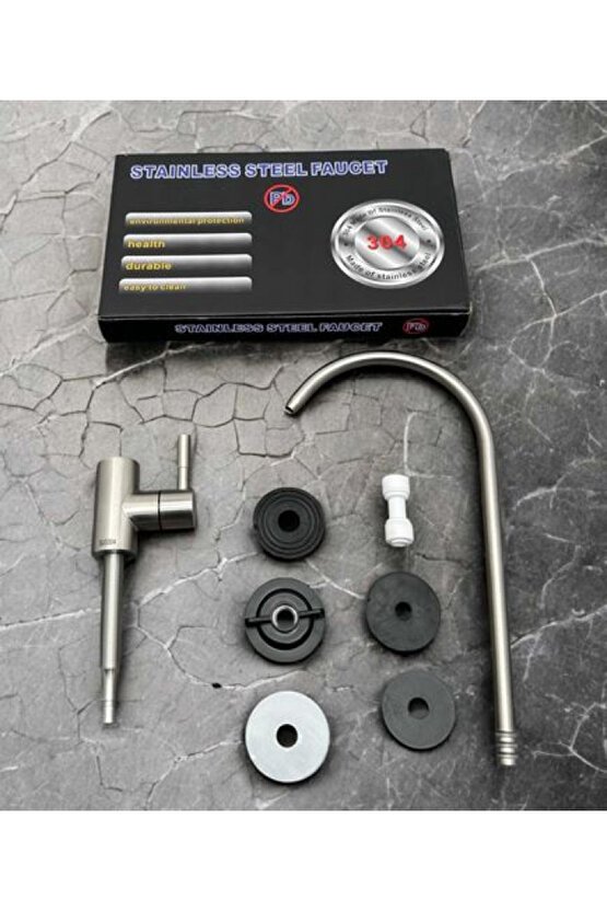 Su Arıtma Musluğu Paslanmaz Çelik