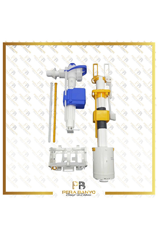 Eca Gömme Rezervuar 12 Komple Set T02 Tamir Takımı Komple Iç Takım 40cm Set