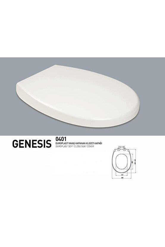 NKP GENESİS YAVAŞ KAPANAN KLOZET KAPAĞI 0401