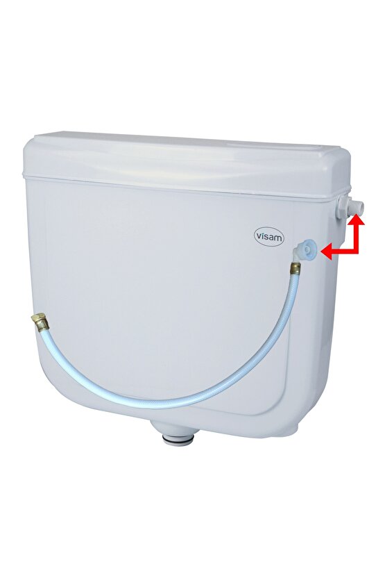 VİSAM Deniz2000 Rezarvuar Bağlantı Hortumu 38*12 (55 CM)-Orjinal ürün-Montajı kolay