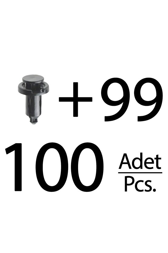 Honda için Tampon Klips- 100 Adet