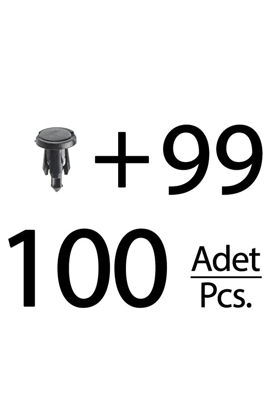 Nissan için Tampon Klipsi- 100 Adet