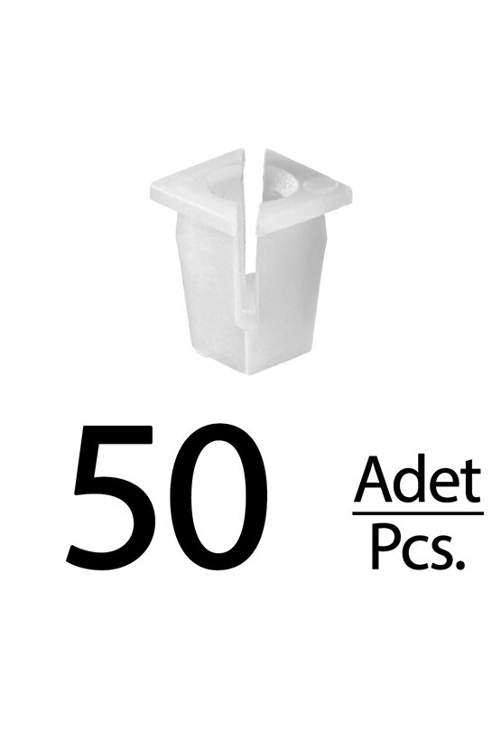 BMW 1 Serisi 3 Serisi 5 Serisi 6 Serisi 7 Serisi X1 X5 X6 Z4 için Bağlantı Elemanı Klips - 50 Adet