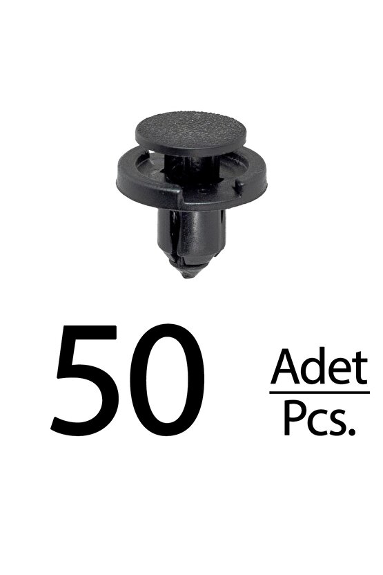 Toyota Corolla Previa Yaris Sprinter Carib Renault Tesla için Tampon Klips - 50 Adet