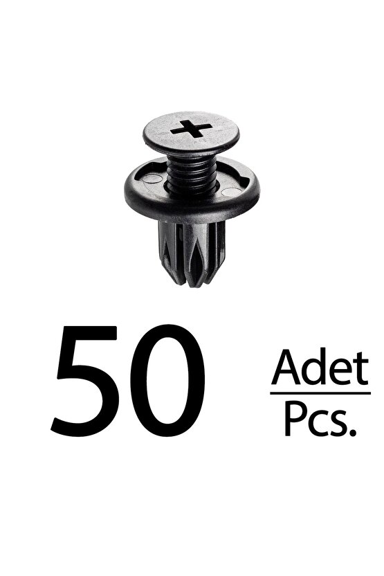 Legend MK2 BMW 1 2 SERİSİ X1 X2 için Tampon Panel Klips - 50 Adet