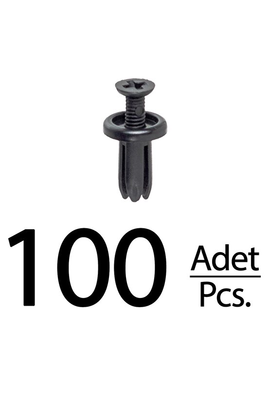 Honda Hyundai Lexus IS250 IS350 için Tampon Klips - 100 Adet