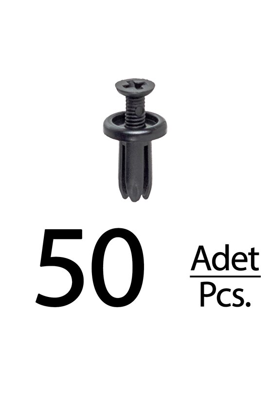 Toyota Avalon Camry Matrix Corolla için Tampon Klips - 50 Adet