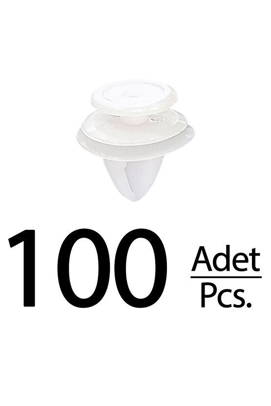 Renault, Peugeot, Mini, Audi, Seat için Kapı Döşeme Klips- 100 Adet