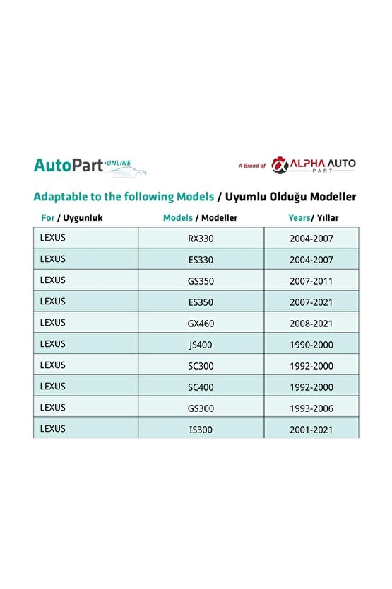 Toyota ve Lexus için Çamurluk Etek Klipsleri- 50 Adet