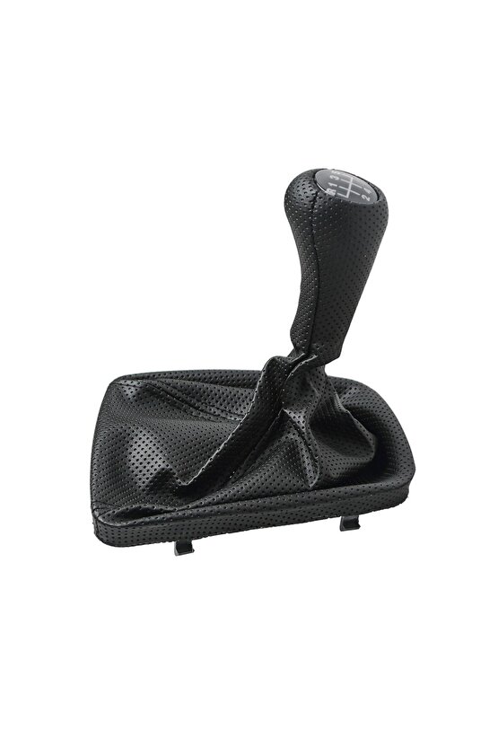 BMW 3 Serisi E46 için Vites Topuzu ve Körüğü - 5 Vites - Noktalı - Logosuz