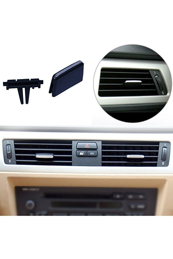 4 Adet Bmw 3 Serisi Uyumlu Klima Havalandırma Gril Panel Düğmesi
