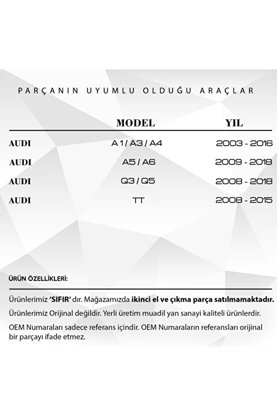 Vw Golf, Caddy, Audi A4, Q5 Için Yağ Soğutucu Contası
