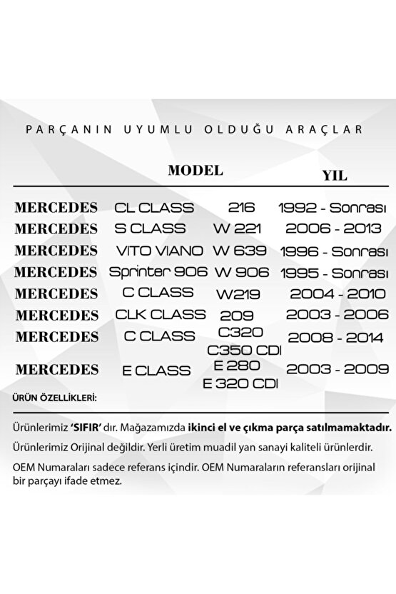 Mercedes Om642 Motoru Için Emme Manifoldu Klepe Ayağı Bağlantı Tamir Seti