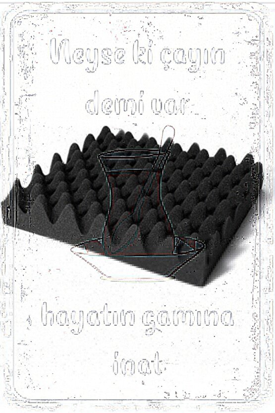 Çayın Demi Mutfak Dekor Retro Ahşap Poster