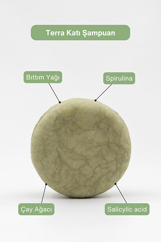 Terra Kepeğe Meyilli Saç Derisi Rahatlatıcı Katı Şampuan 105 G