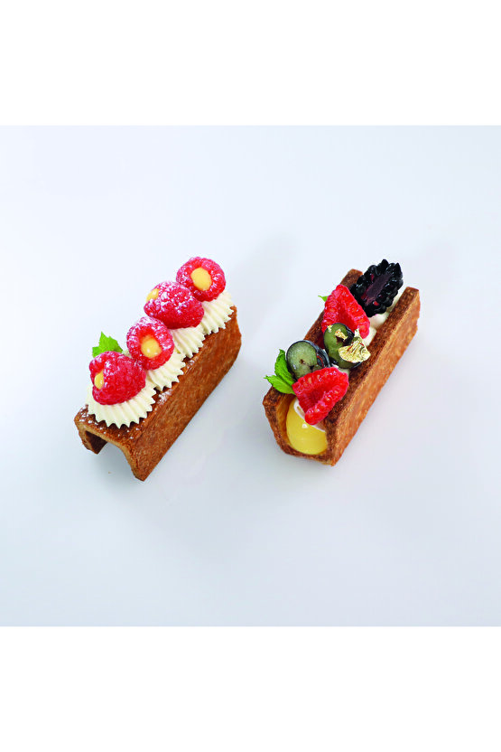 Narkalıp U şeklinde Milföy Pişirme Kalıbı Kare Boy 15cm