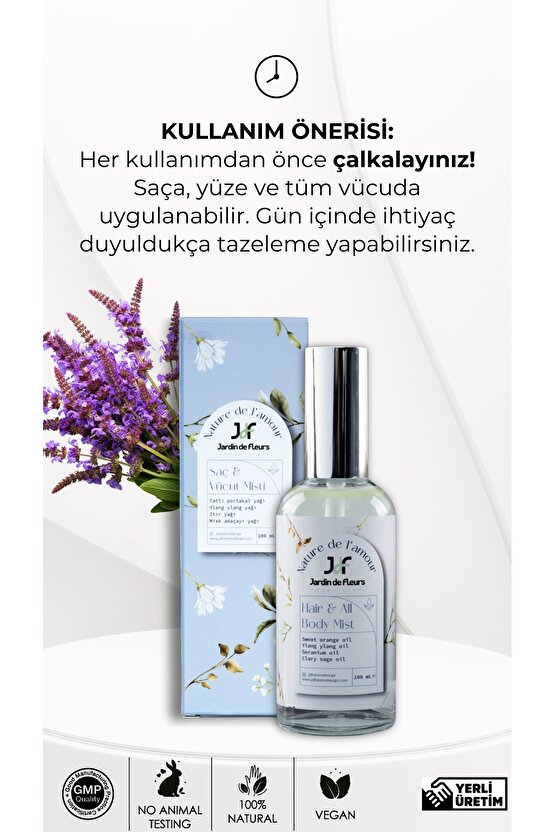 Nature De Lamour Saç Ve Vücut Misti