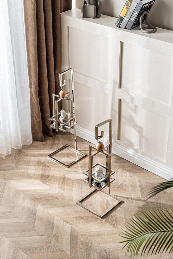 KAPLAMA METAL DEKORATIF COK AMACLI BIBLO, MUMLUK