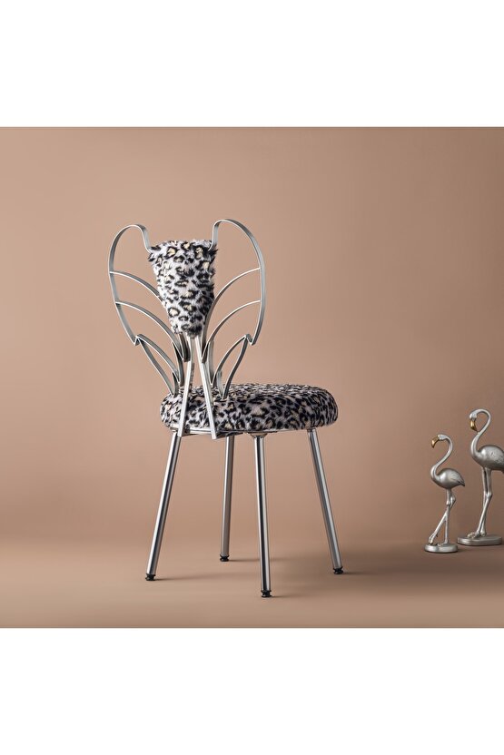 Metal Melek Sandalye Angel Sandalye Makyaj Sandalyesi