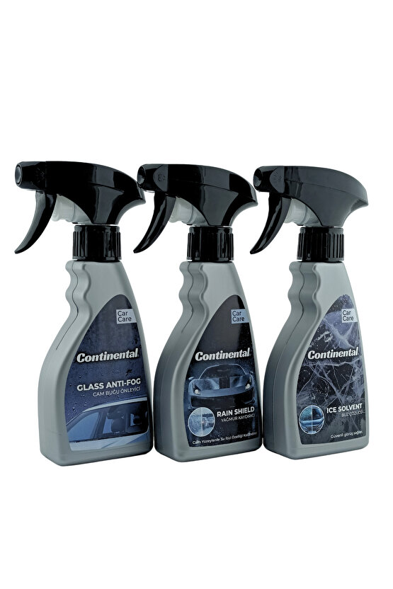 Kış Seti Rain Shıeld Yağmur Kaydırıcı Ice Solvent Buz Çözücü Glass Anti-fog Buğu Önleyici