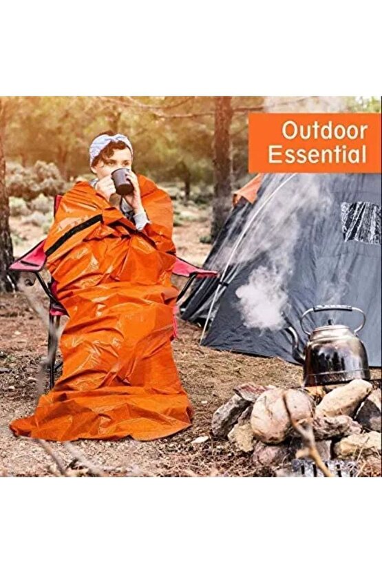 Termal Deprem Acil Durum Tulumu (90X210CM) - Düdüklü Taşıma Çantası