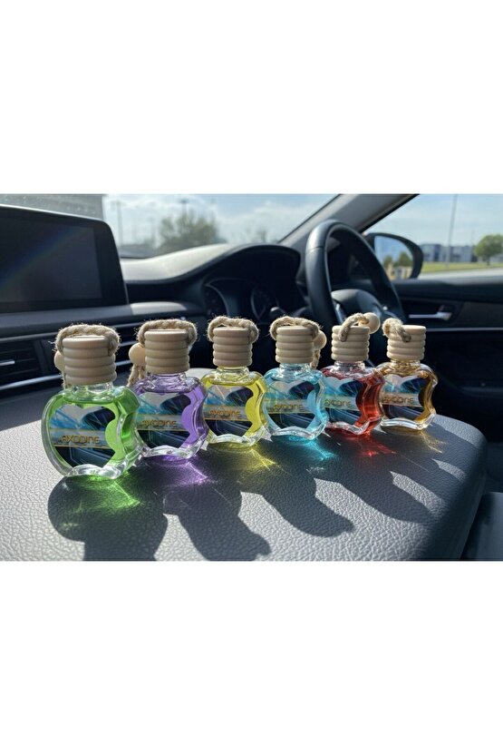 5li Dekoratif Yüksek Yayılımlı Bambu Başlıklı Oto Araç Kokusu -10 Ml- (5 ADET)