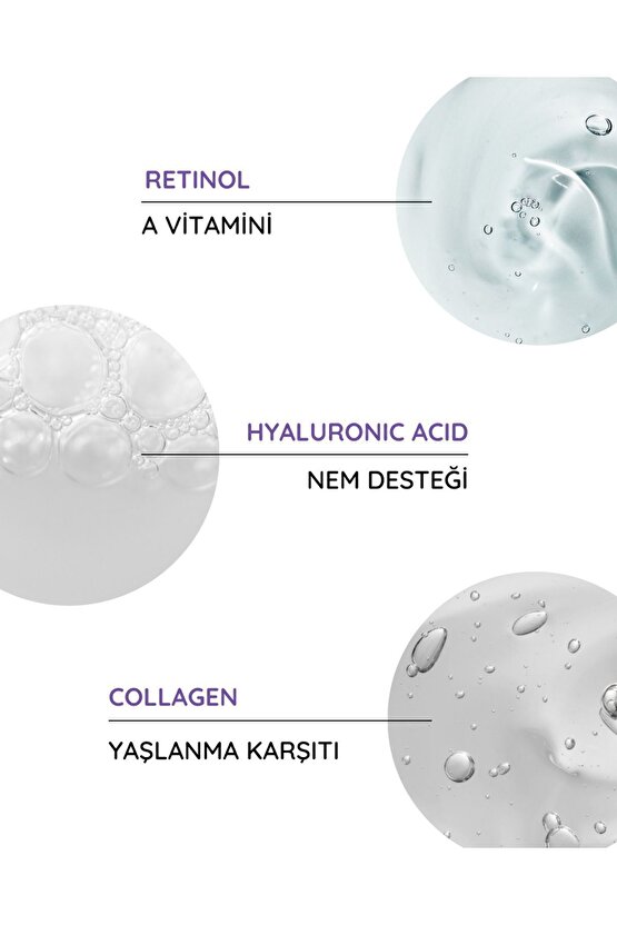 Kırışıklık Karşıtı Gece Bakım Kremi 50 ml - Retinol Içerikli -