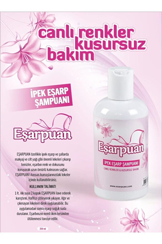 2 Adet Ipek Şal Eşarp Şampuanı- Anında Leke Çıkaran Solüsyon (2X250ML)