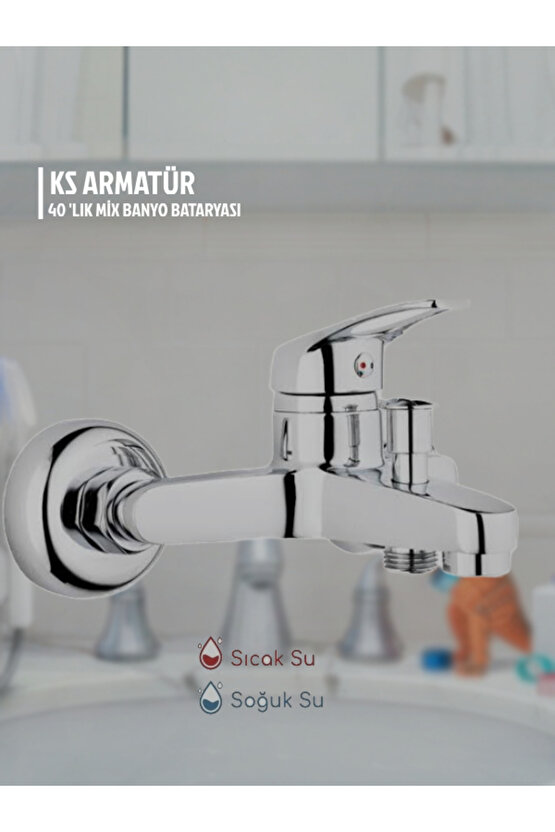 Mix Banyo Bataryası Krom