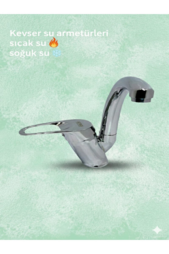 40Lık Kuğu ince Boru lavabo bataryası