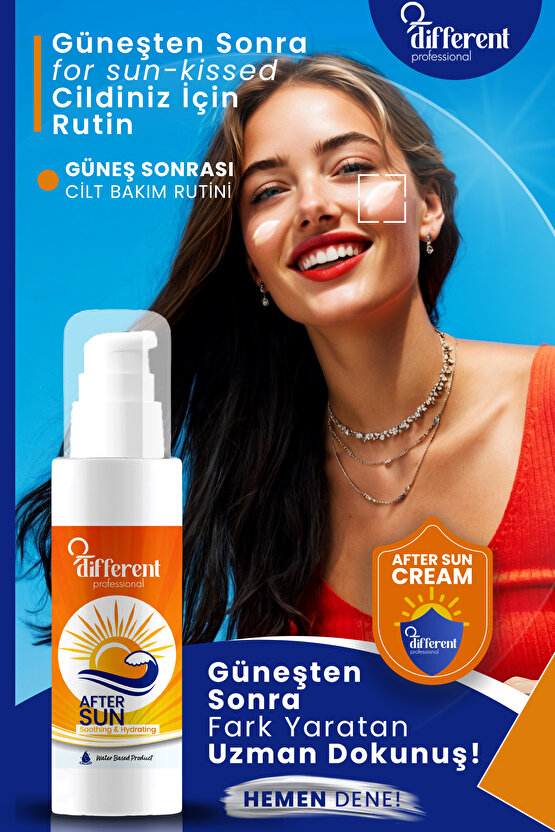 Tahriş Azaltıcı Leke Önleyici Güneş Sonrası Bakım Kremi 100ML